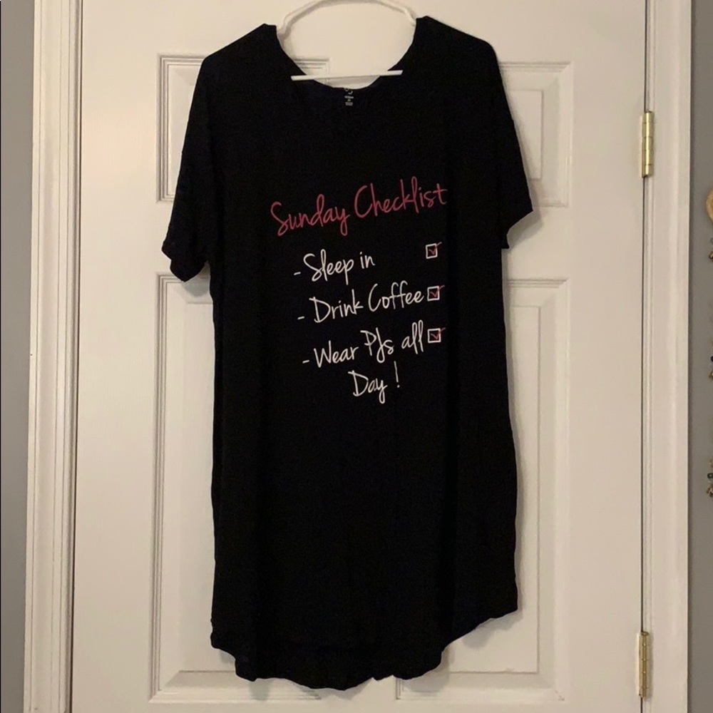 Dress Barn Pajama Sleep Dress Nightgown